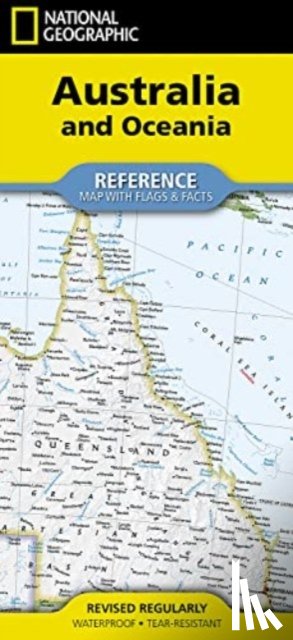 National Geographic Maps - National Geographic Australia and Oceania Map (Folded with Flags and Facts)