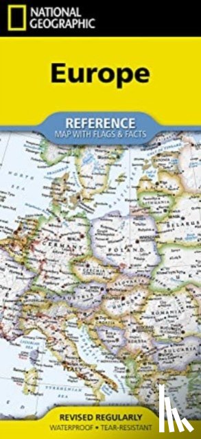 National Geographic Maps - National Geographic Europe Map (Folded with Flags and Facts)