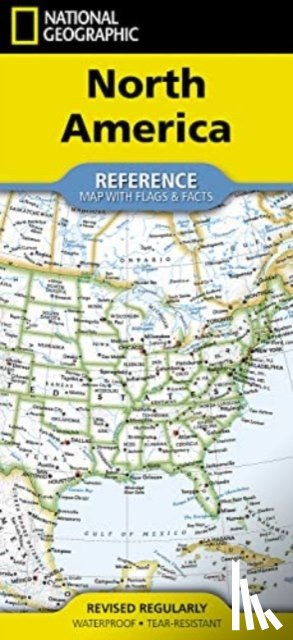 National Geographic Maps - National Geographic North America Map (Folded with Flags and Facts)