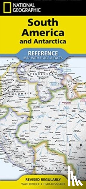 National Geographic Maps - National Geographic South America and Antarctica Map (Folded with Flags and Facts)