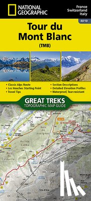 National Geographic Maps - Tour du Mont Blanc Map Guide