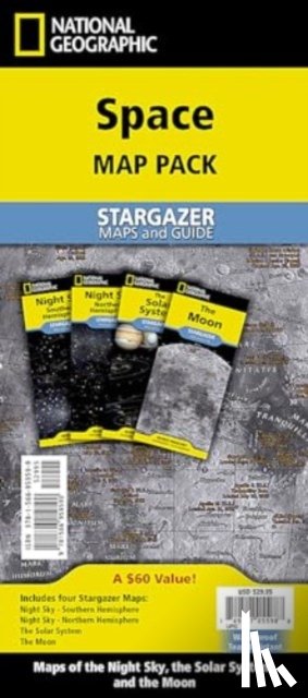 National Geographic Maps - National Geographic Space (Stargazer Folded Map Pack Bundle)