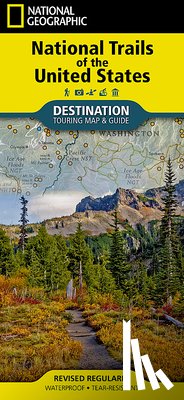 National Geographic Maps - National Trails of the United States Map