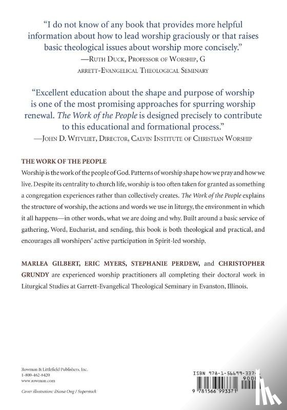 Gilbert, Marlea, Grundy, Christopher, Myers, Eric T., Perdew, Stephanie - The Work of the People