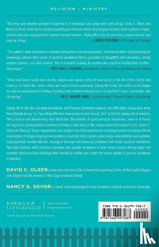 Olsen, David C., Devor, Nancy G. - Saying No to Say Yes