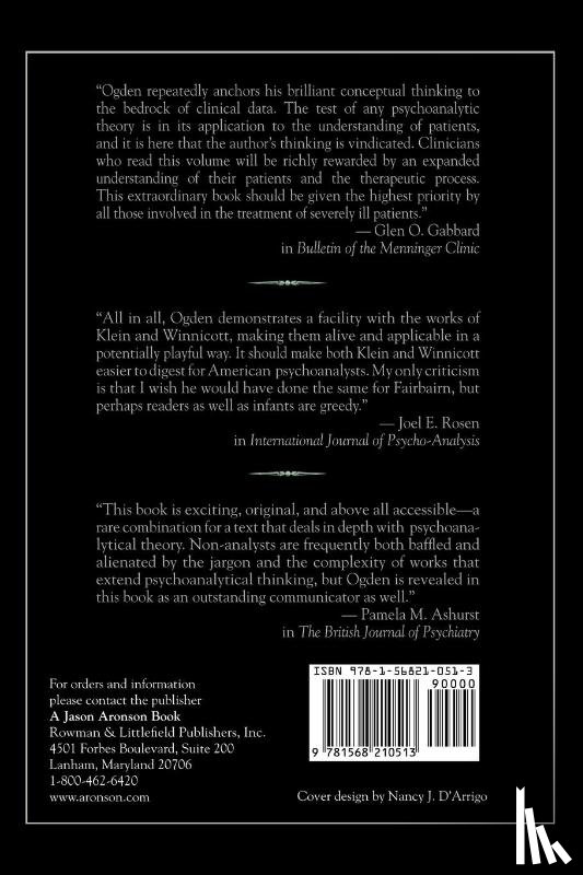 Ogden, Thomas H. - The Matrix of the Mind