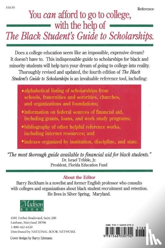Beckham, Barry - The Black Student's Guide to Scholarships
