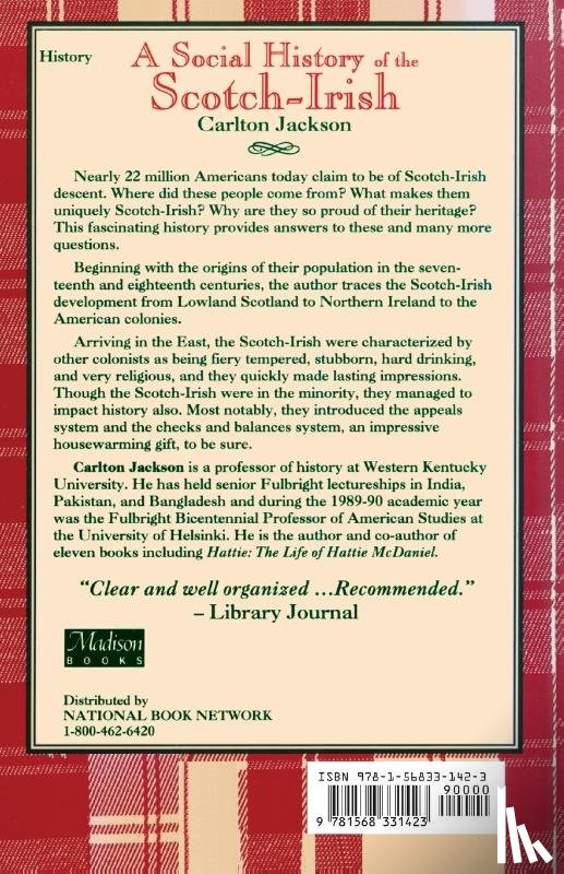 Jackson, Carlton - A Social History of the Scotch-Irish
