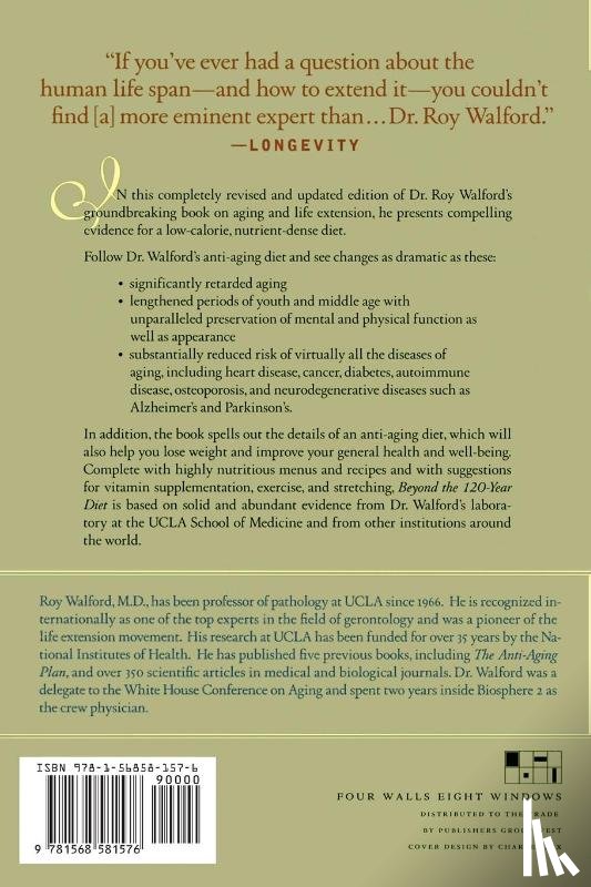 Walford, Roy - Beyond the 120 Year Diet