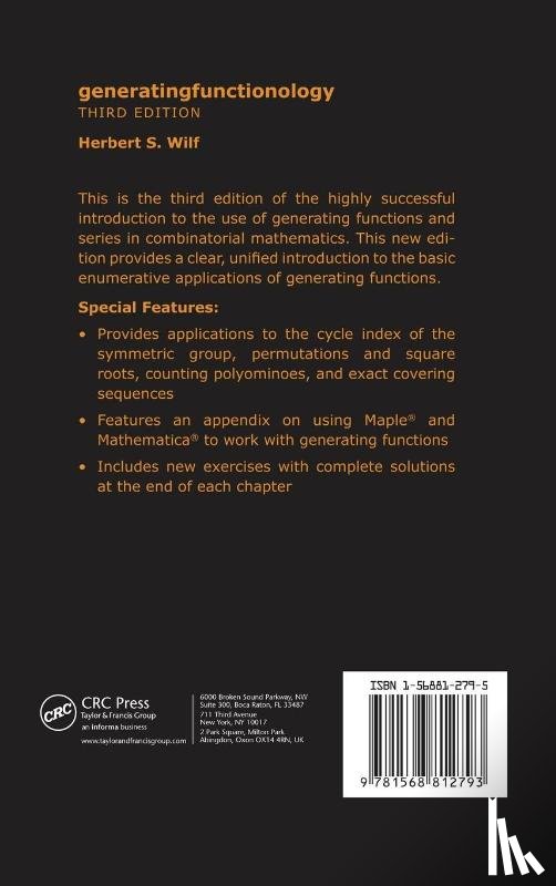Wilf, Herbert S. (University of Pennsylvania - generatingfunctionology