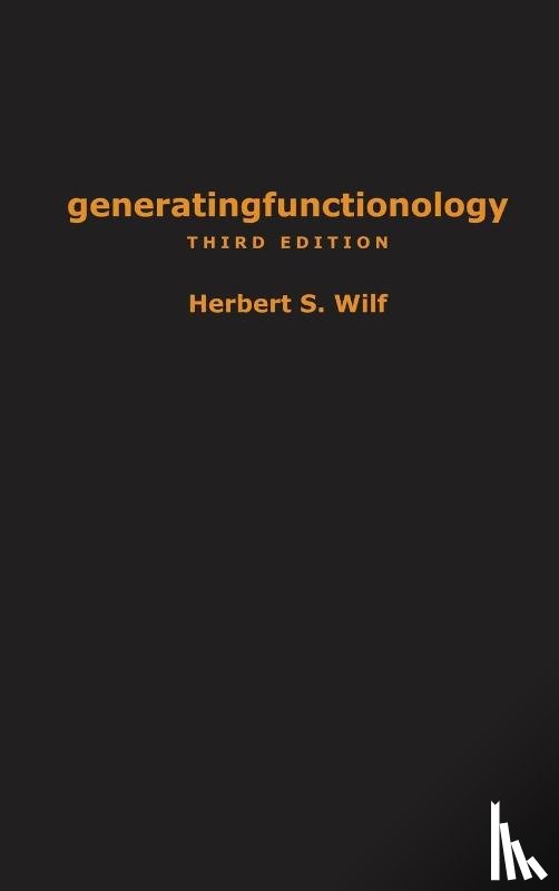 Wilf, Herbert S. (University of Pennsylvania - generatingfunctionology