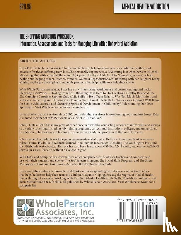 Leutenberg, Ester R. A., Liptak, John J. - The Shopping Addiction Workbook