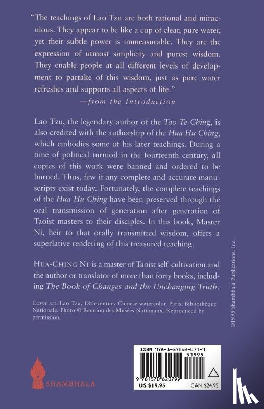 Ni, Hua Ching - Hua Hu Ching