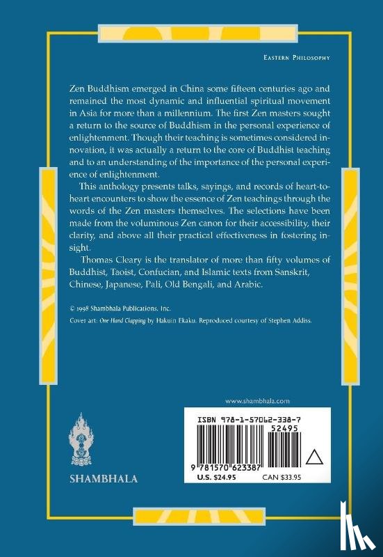 Cleary, Thomas - Teachings of Zen