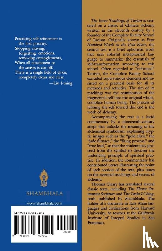 Po-tuan, Chang - The Inner Teachings of Taoism