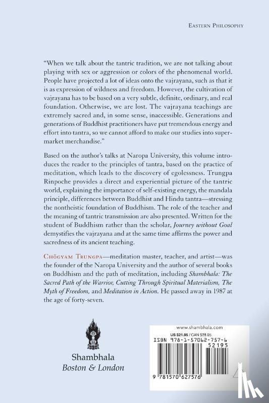 Trungpa, Chogyam - Journey Without Goal