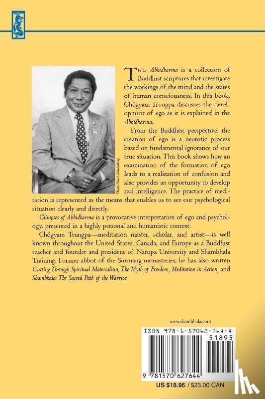Trungpa, Chogyam - Glimpses of Abhidharma