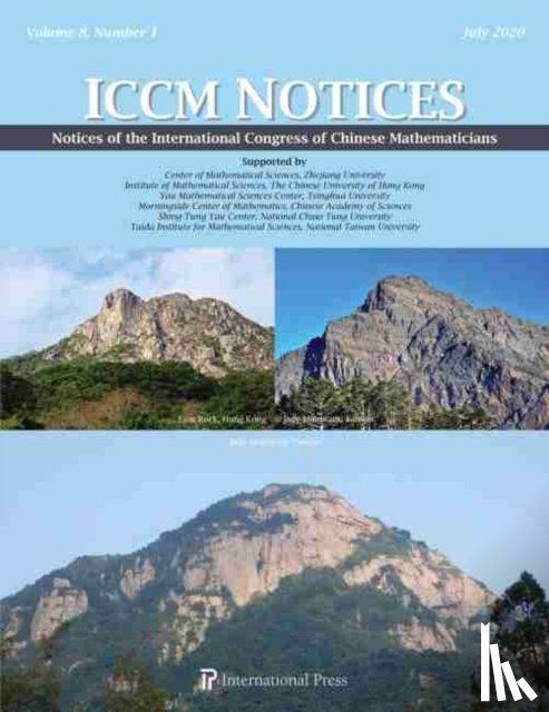  - Notices of the International Congress of Chinese Mathematicians, Vol. 8, No. 1 (July 2020)