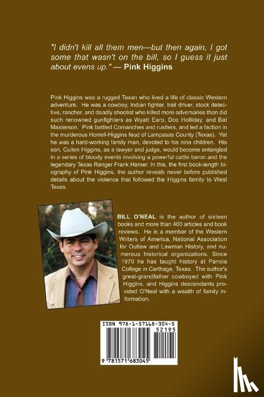 O'Neal, Bill - The Bloody Legacy of Pink Higgins