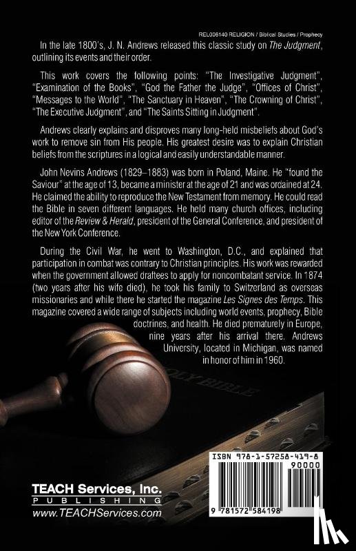 Andrews, J N - The Judgment
