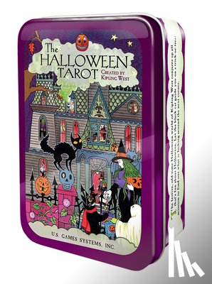 West, Kipling - The Halloween Tarot in a Tin [With Instruction Booklet]