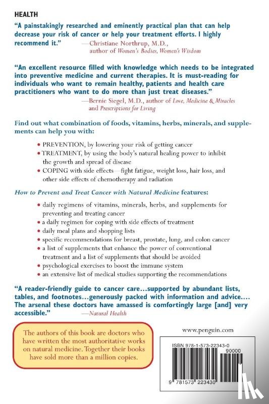 Murray, Michael T., Birdsall, Tim, Pizzorno, Joseph E., Reilly, Paul - How to Prevent and Treat Cancer with Natural Medicine