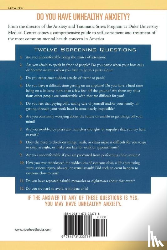 Davidson, Jonathan - The Anxiety Book