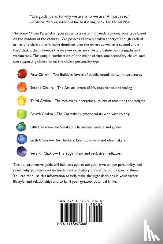 Tubali, Shai (Shai Tubali) - The Seven Chakra Personality Types