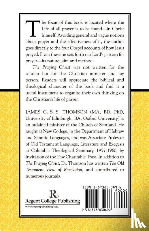 Thomson, James G. S. S. - The Praying Christ