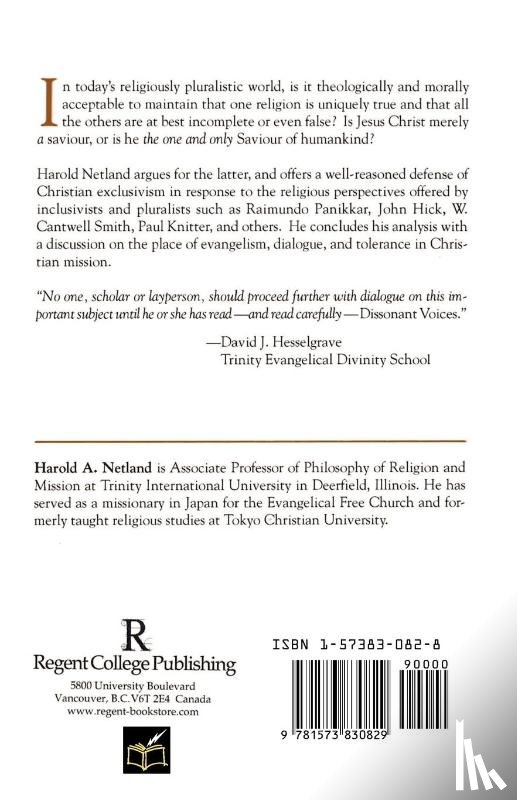 Netland, Harold A. - Dissonant Voices