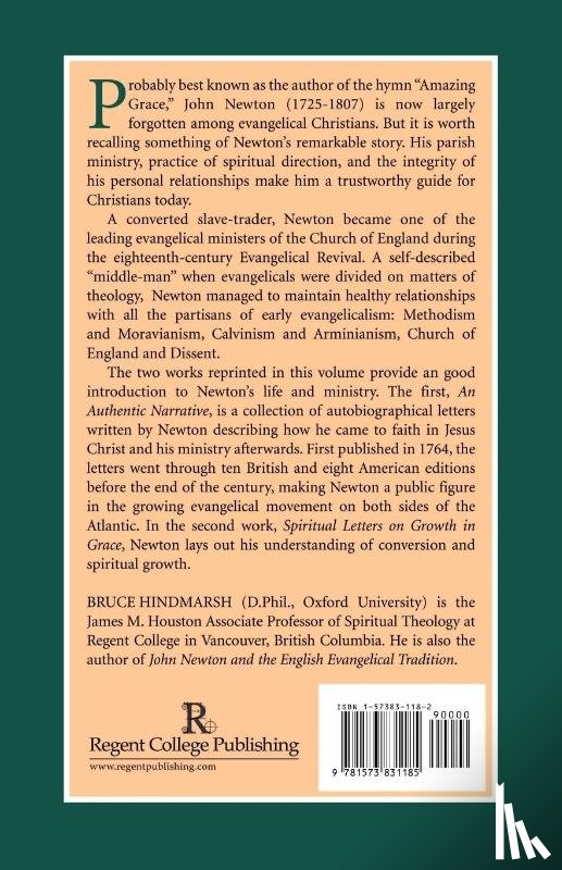 Newton, John, Hindmarsh, Bruce D. - The Life and Spirituality of John Newton