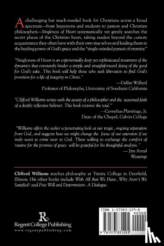 Williams, Clifford - Singleness of Heart