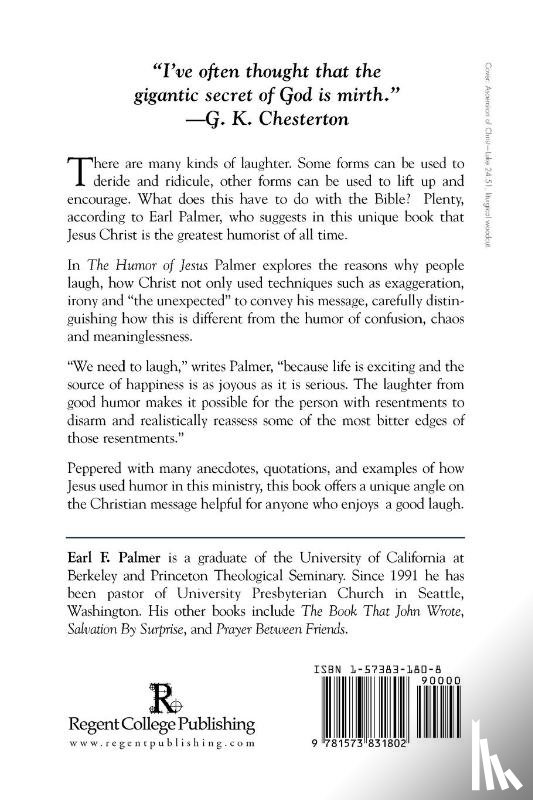 Earl F. Palmer - The Humor of Jesus