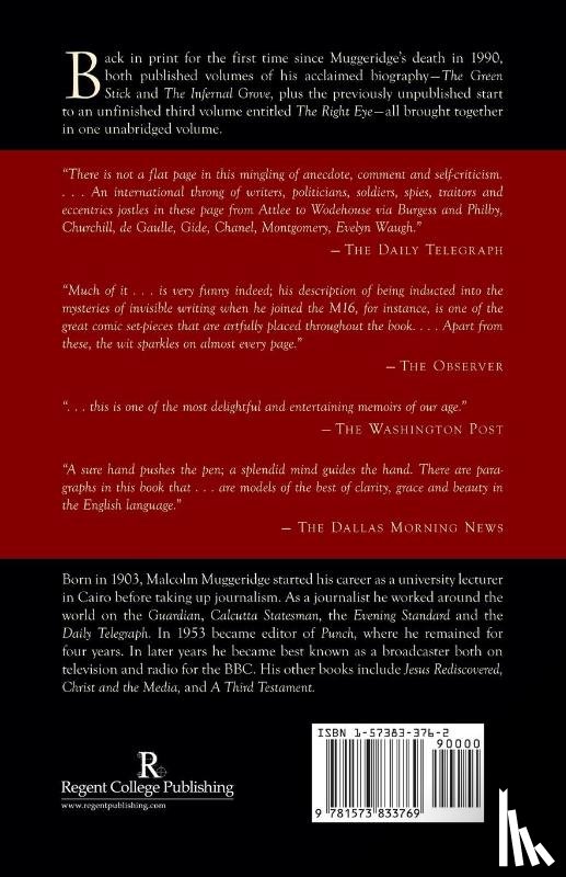 Muggeridge, Malcolm - Chronicles of Wasted Time