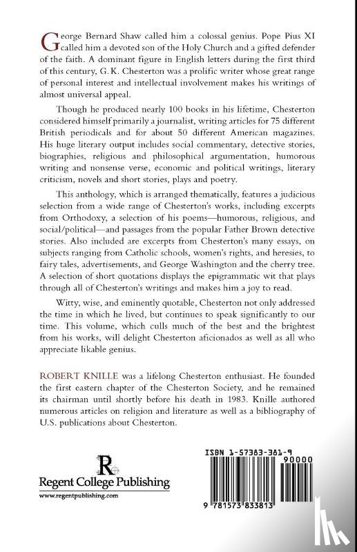 Chesterton, G. K. - As I Was Saying