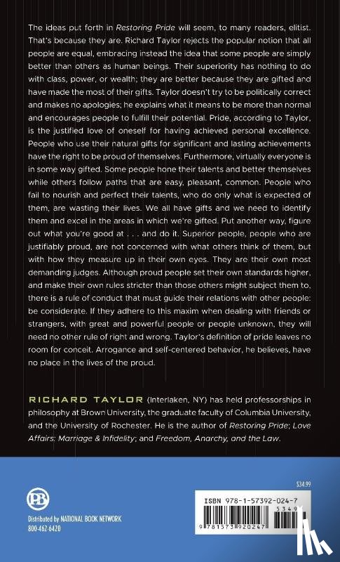 Taylor, Richard - Restoring Pride