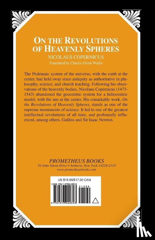 Copernicus, Nicolaus - On the Revolutions of Heavenly Spheres