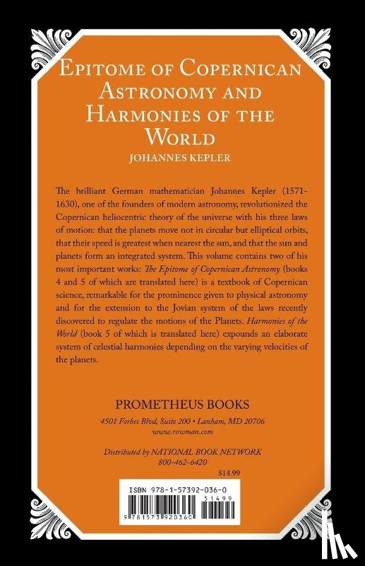 Kepler, Johannes - Epitome of Copernican Astronomy and Harmonies of the World