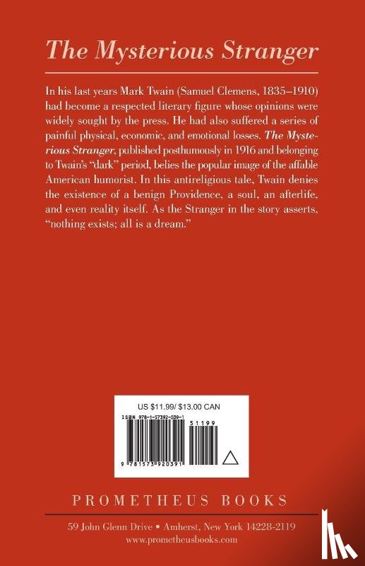 Twain, Mark - The Mysterious Stranger