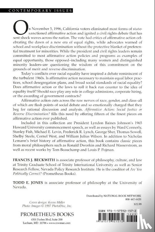  - Affirmative Action