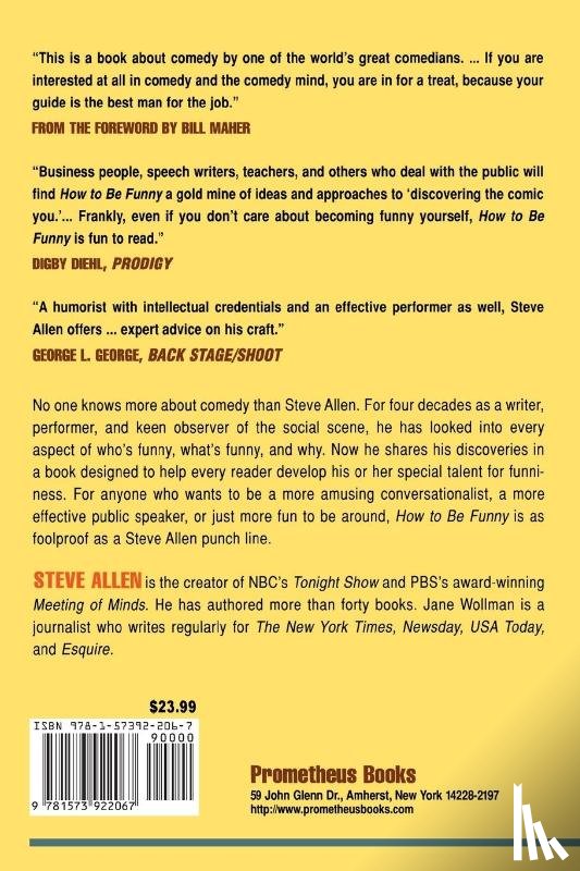 Allen, Steve - How to Be Funny