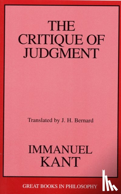 Kant, Immanuel - The Critique of Judgment