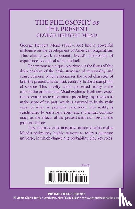 Mead, George Herbert - The Philosophy of the Present
