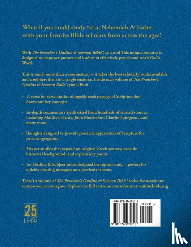 Worldwide, Leadership Ministries - The Preacher's Outline & Sermon Bible - Vol. 16