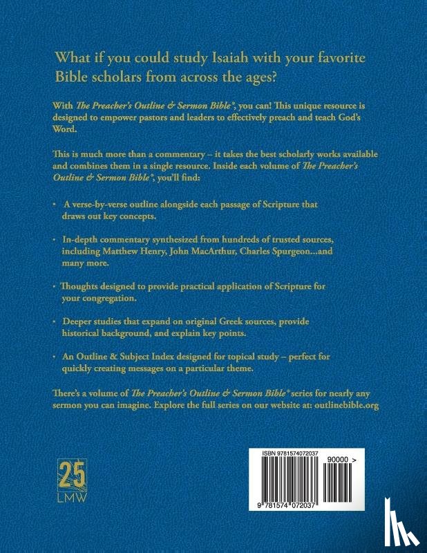 Worldwide, Leadership Ministries - The Preacher's Outline & Sermon Bible - Vol. 23
