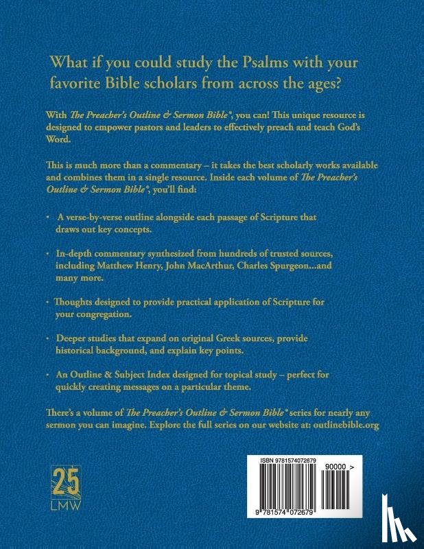Worldwide, Leadership Ministries - The Preacher's Outline & Sermon Bible - Vol. 19