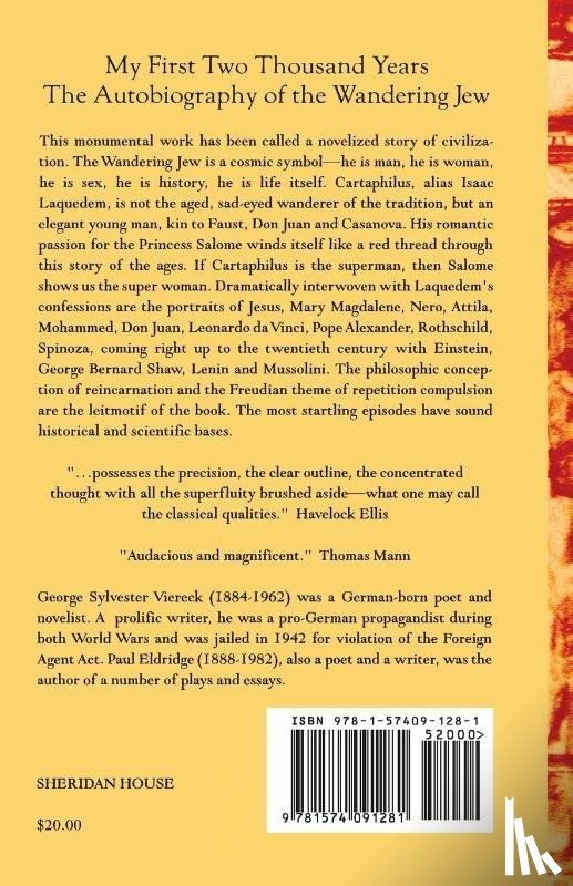 Viereck, George Sylvester - My First Two Thousand Years