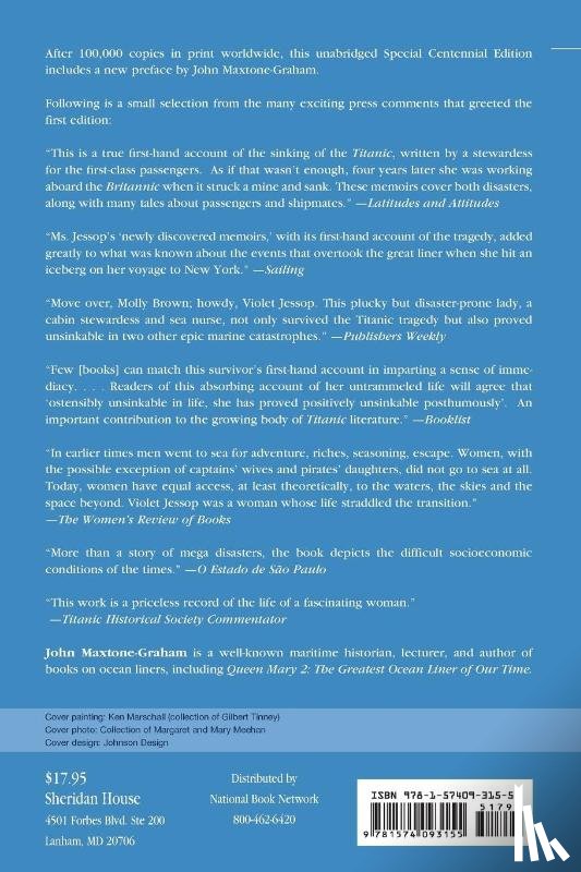 Jessop, Violet - Titanic Survivor