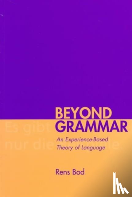 Bod, Rens - Beyond Grammar