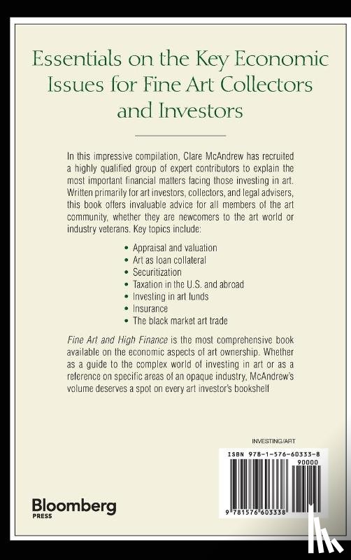  - Fine Art and High Finance